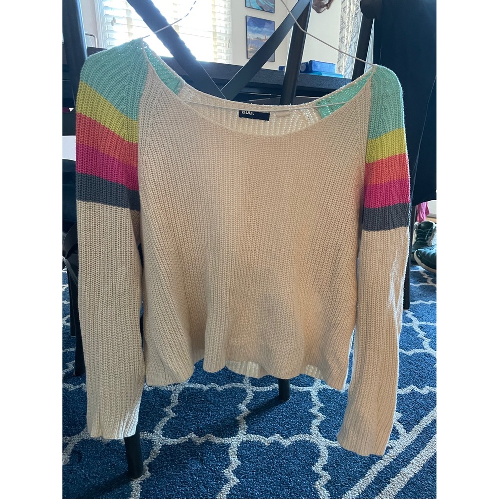 Urban outfitters M rainbow sweater